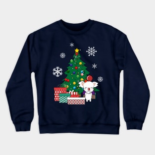 Moogle Around The Christmas Tree Final Fantasy Crewneck Sweatshirt